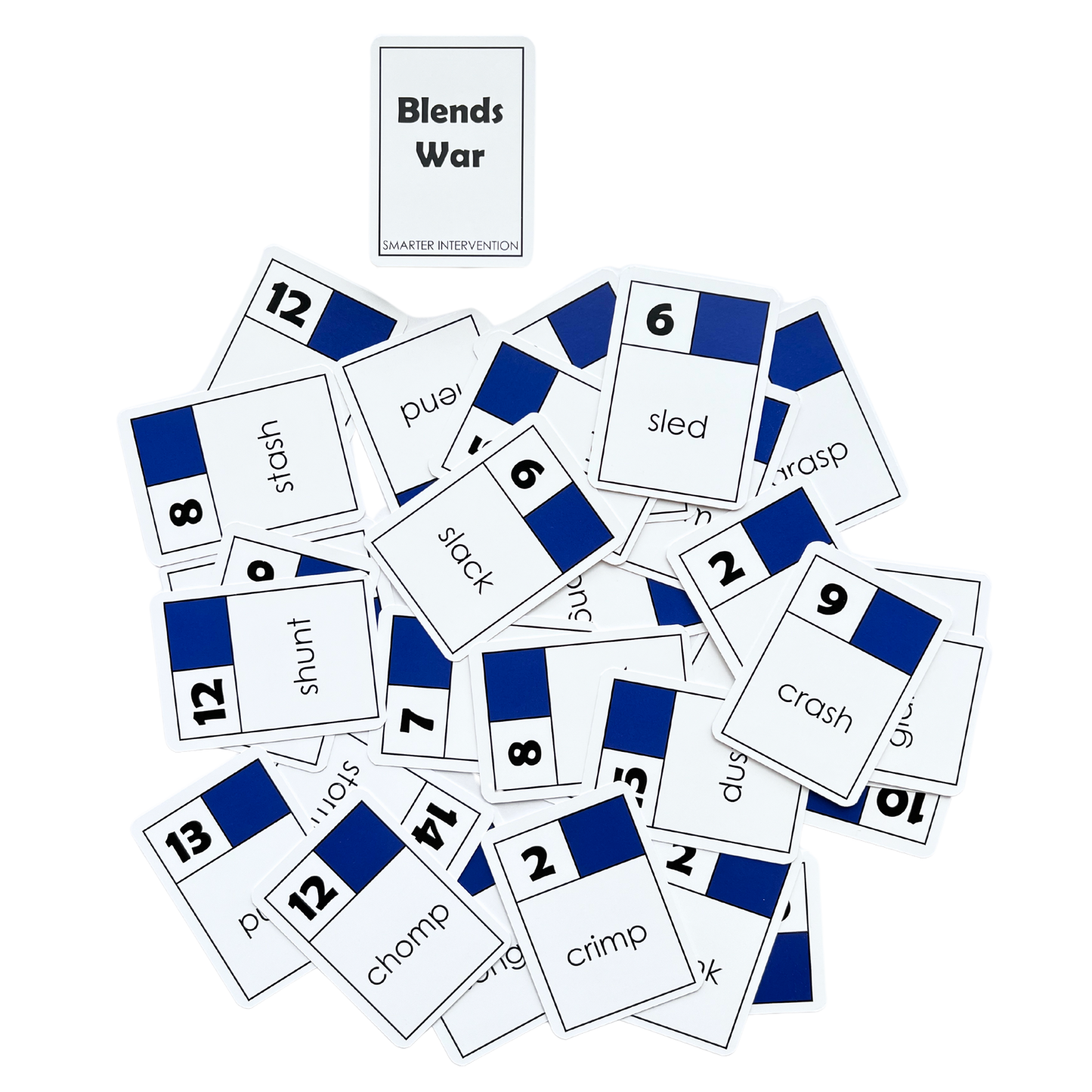 Build phonics mastery with the Blends War Card Game! This engaging tool helps students learn consonant blends in a fun way. Perfect for groups!