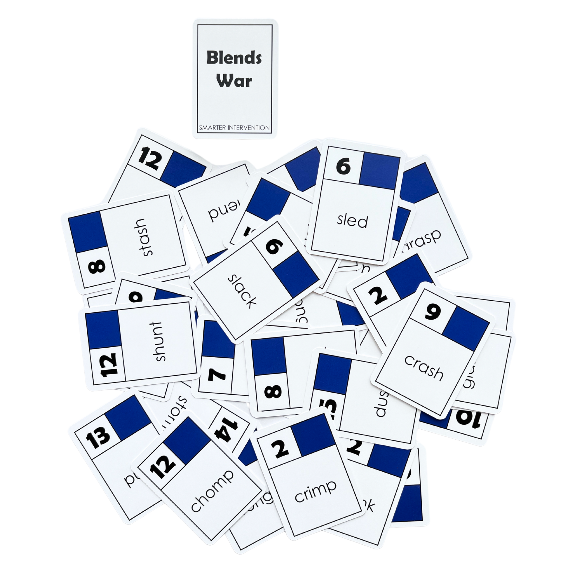 Build phonics mastery with the Blends War Card Game! This engaging tool helps students learn consonant blends in a fun way. Perfect for groups!