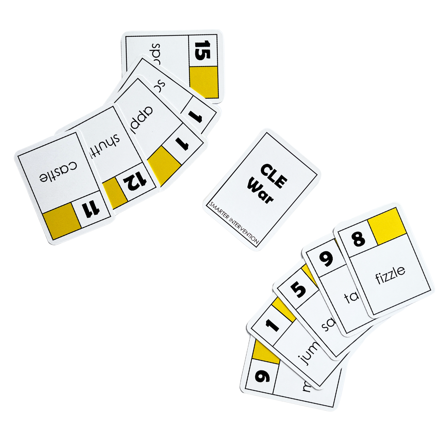 Strengthen reading skills with the CLE War Card Game! This fun, interactive game helps students master CLE patterns. Ideal for groups!