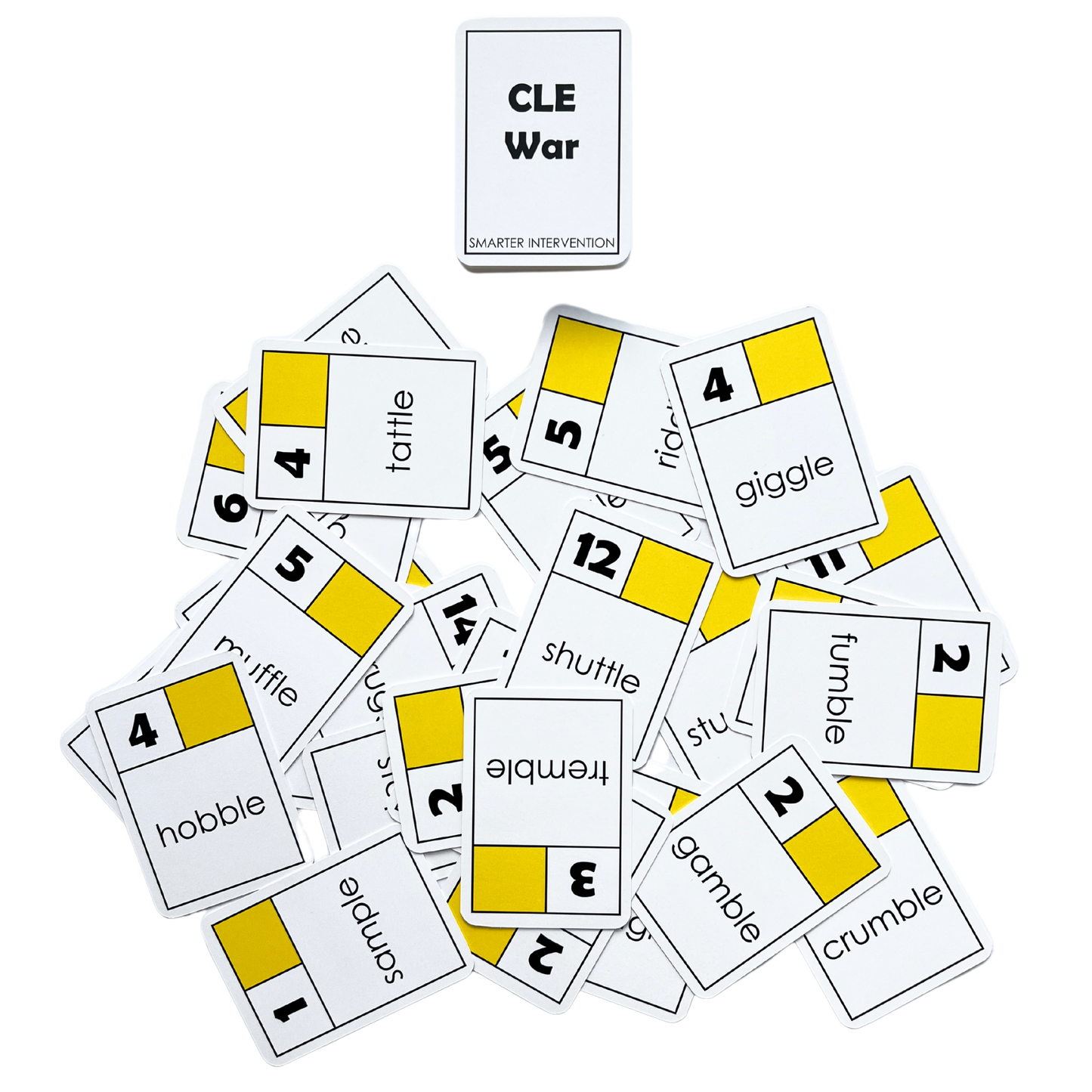 Strengthen reading skills with the CLE War Card Game! This fun, interactive game helps students master CLE patterns. Ideal for groups!