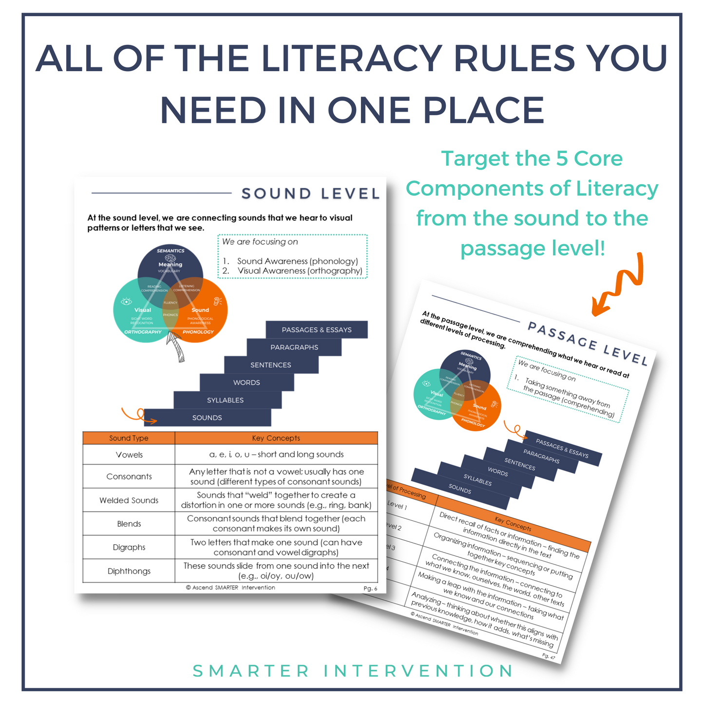 Get the Digital Comprehensive Literacy Rules Guide! Perfect for educators, this guide simplifies literacy rules for effective instruction. Essential for student success!