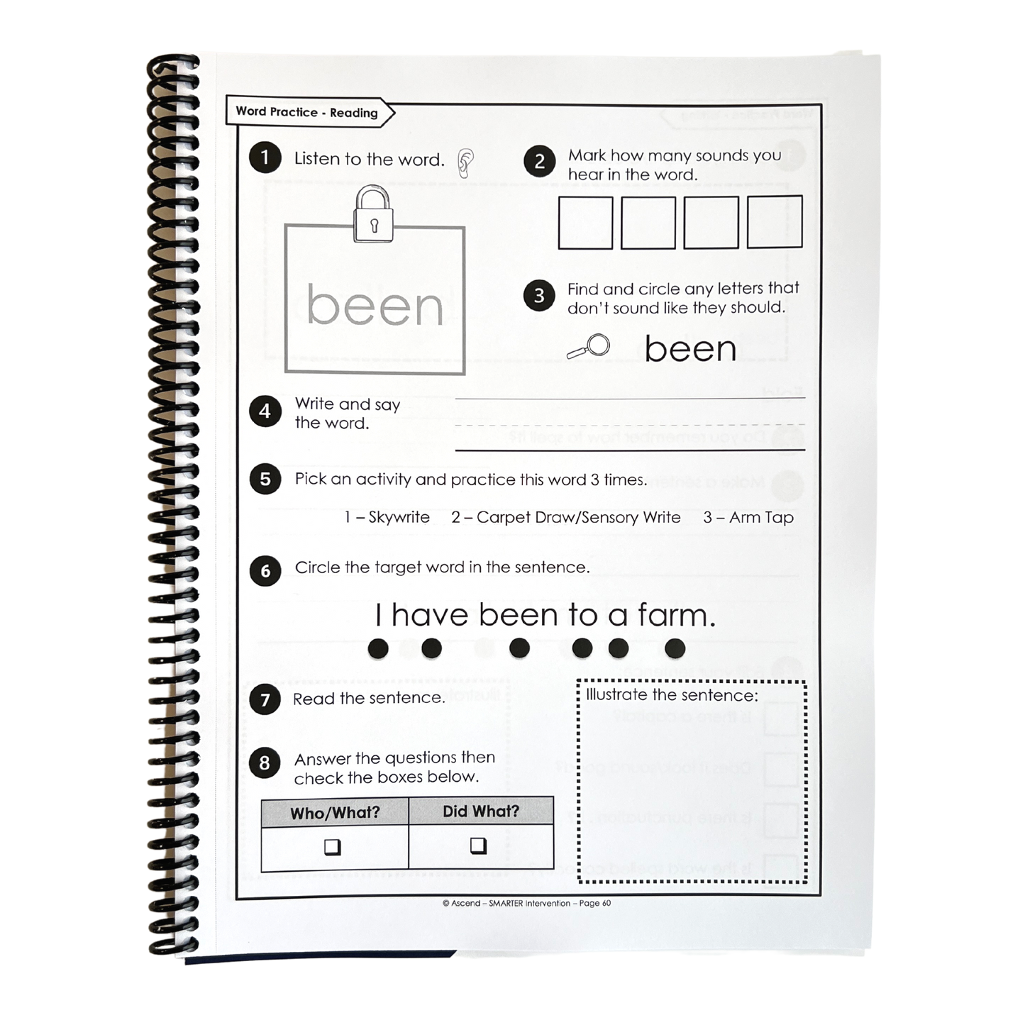 Boost early literacy with the Level 1 Lock Word Activities Workbook! Perfect for young learners, this workbook helps students build phonics and sight word skills. Ideal for home practice!