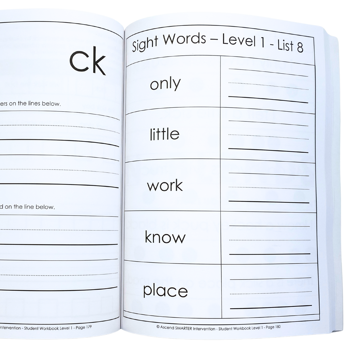 Level 1 Student Workbook