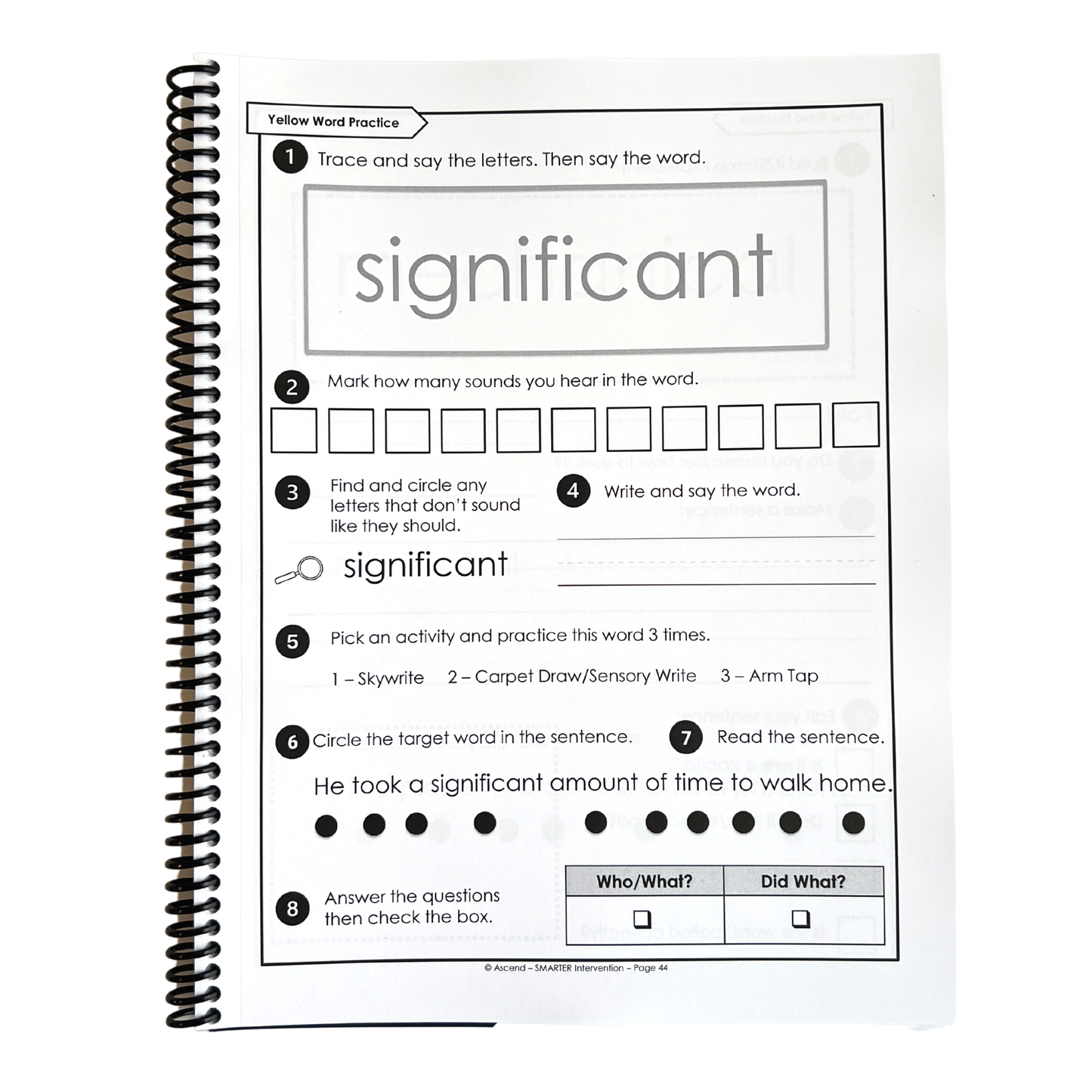 Boost early literacy with the Level 5 Lock Word Activities Workbook! Perfect for students, this workbook helps students build phonics and sight word skills. Ideal for home practice!
