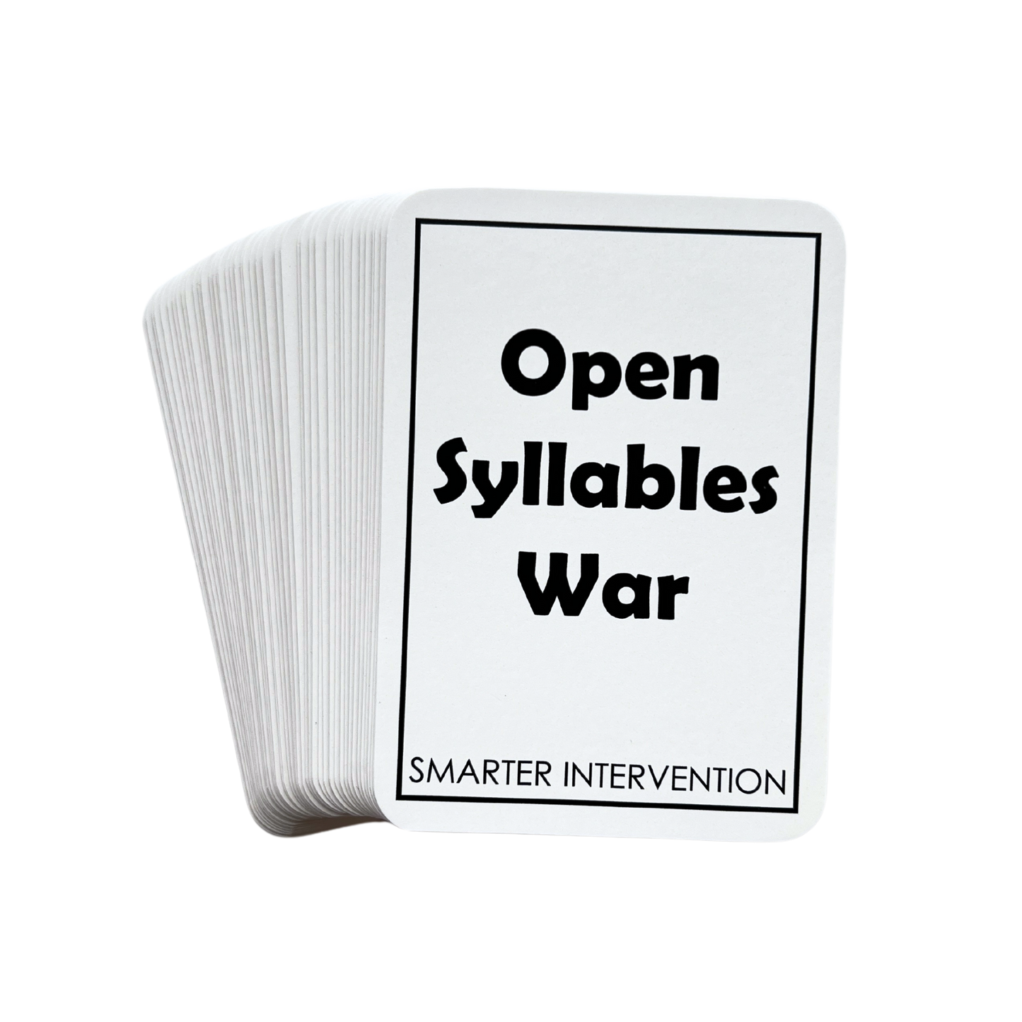 Master syllable division with the Open Syllables War Card Game! Perfect for classroom or group use, this game helps students practice open syllable patterns in a fun way.