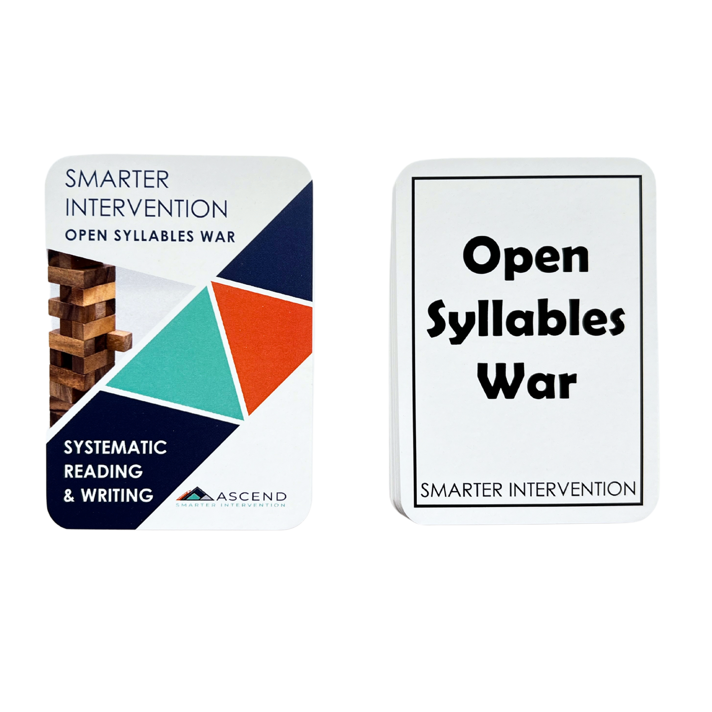 Master syllable division with the Open Syllables War Card Game! Perfect for classroom or group use, this game helps students practice open syllable patterns in a fun way.