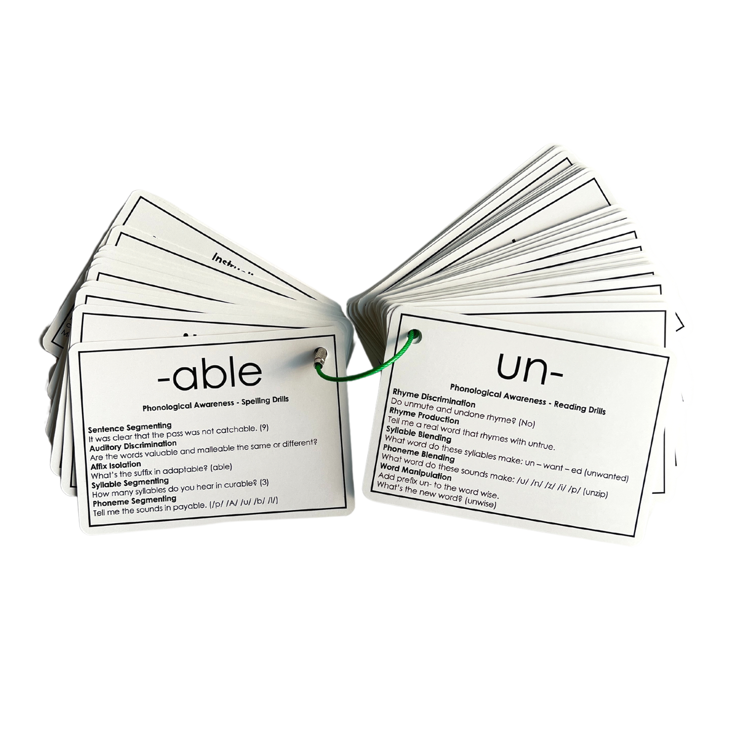 Enhance morpheme understanding with PA Drill Cards! Perfect for reinforcing phonological awareness, these cards boost literacy skills and support language development.