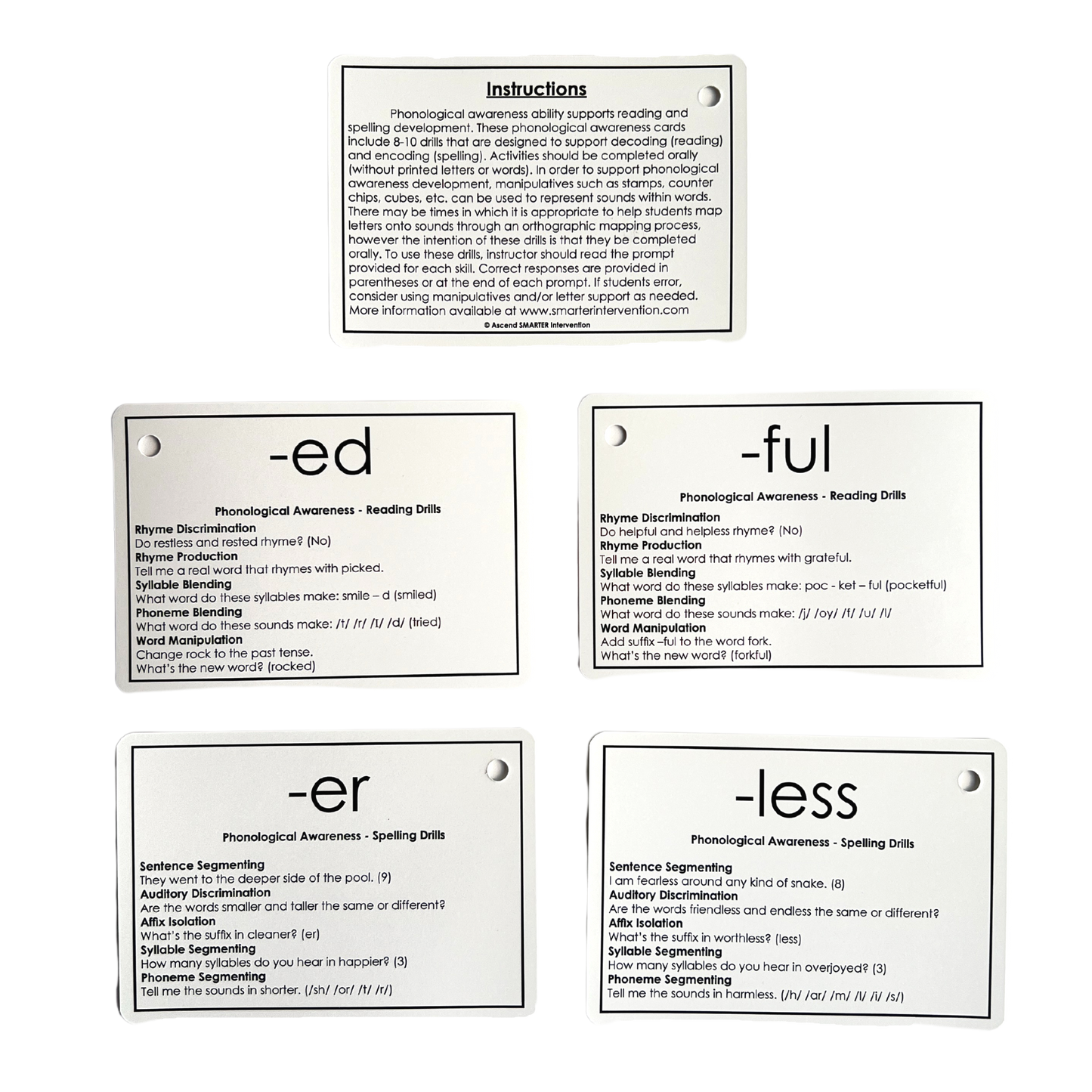 Enhance morpheme understanding with PA Drill Cards! Perfect for reinforcing phonological awareness, these cards boost literacy skills and support language development.