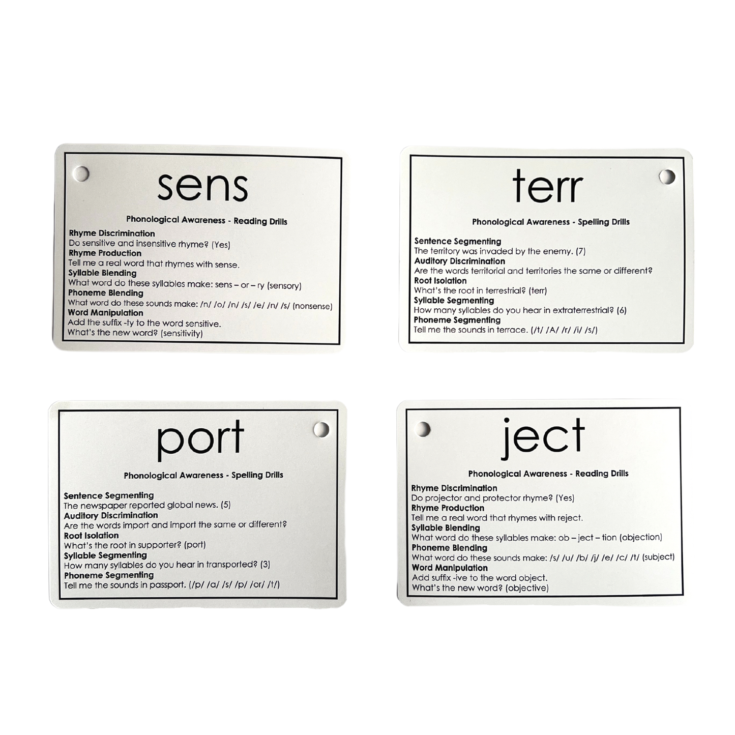 Enhance morpheme understanding with PA Drill Cards! Perfect for reinforcing phonological awareness, these cards boost literacy skills and support language development.