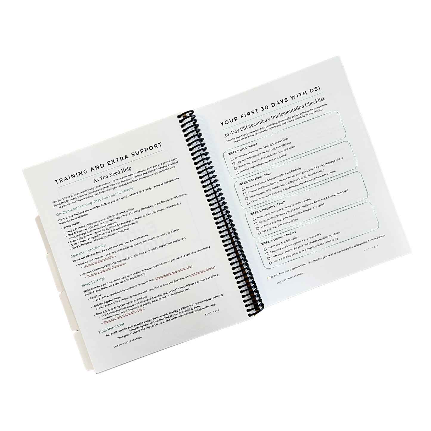 Delivering SMARTER Intervention - Secondary Getting Started Guide Training and Support