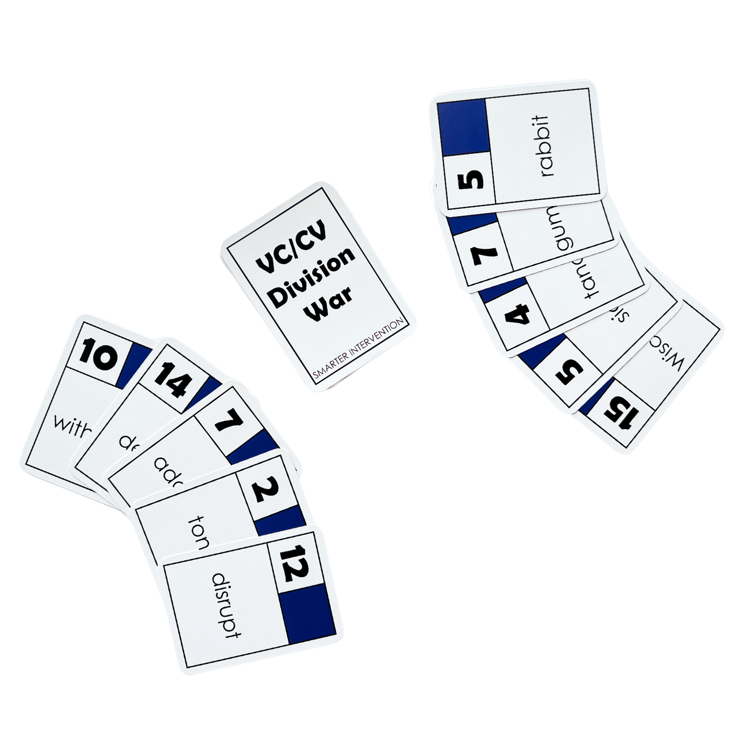 Boost syllable division skills with the VC/CV War Card Game! Fun, interactive game for mastering VC/CV patterns to support stronger reading and decoding abilities.