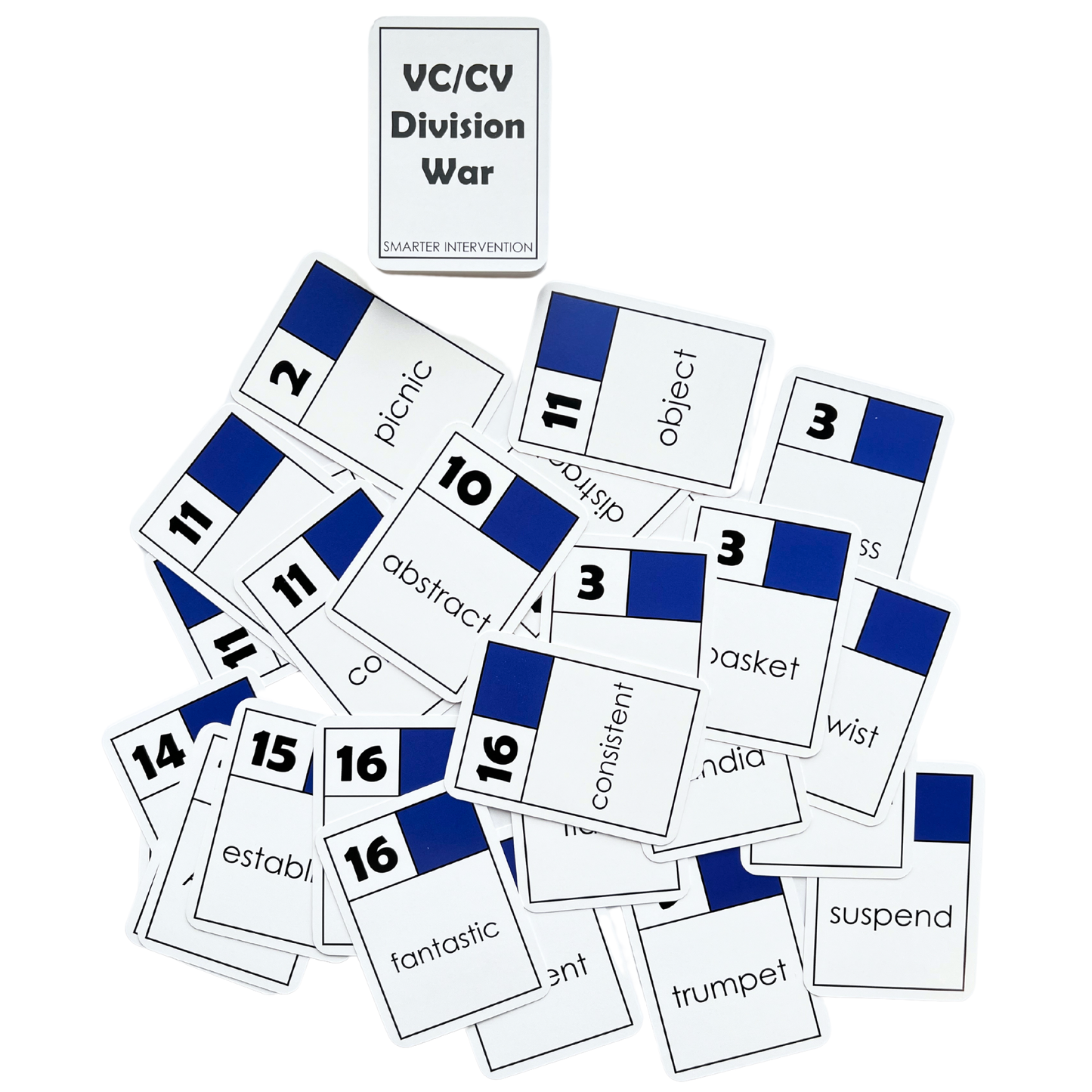 Boost syllable division skills with the VC/CV War Card Game! Fun, interactive game for mastering VC/CV patterns to support stronger reading and decoding abilities.