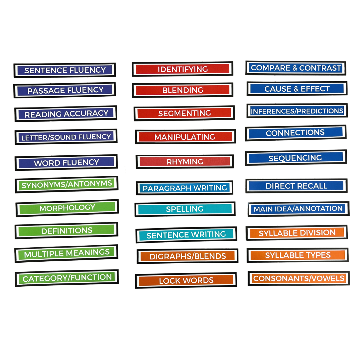Stay organized with the Binder Label Sticker Set! Ideal for classrooms and offices, these labels help keep materials sorted and easy to find. Perfect for teacher organization!