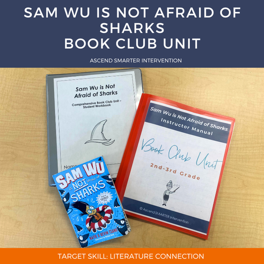 DOWNLOAD ONLY - Sam Wu is Not Afraid of Sharks Book Club Unit
