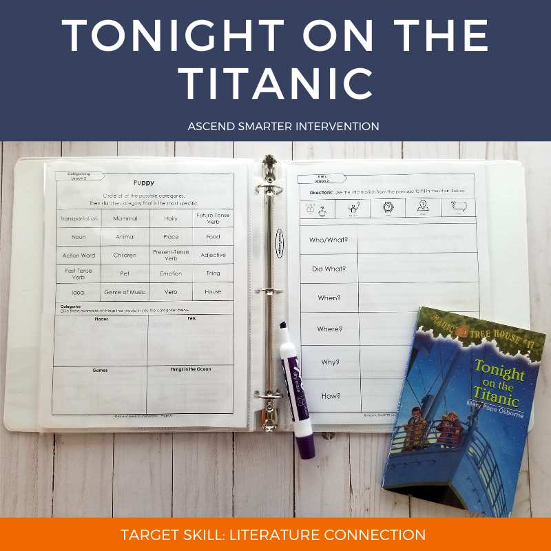 DOWNLOAD ONLY - Tonight on the Titanic Book Club Unit