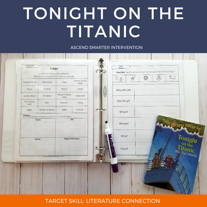 DOWNLOAD ONLY - Tonight on the Titanic Book Club Unit