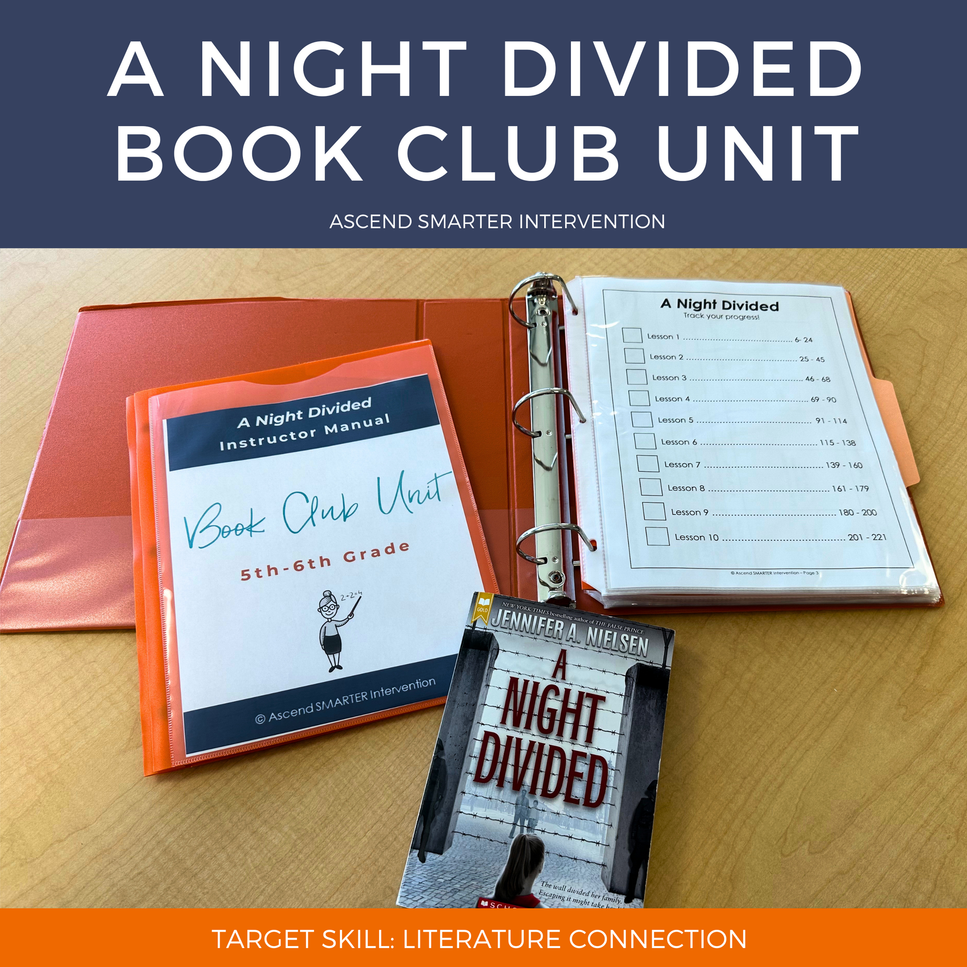 Engage students with the A Night Divided Book Club Unit! This downloadable unit enhances comprehension with activities and discussions. Perfect for literature connection book clubs!