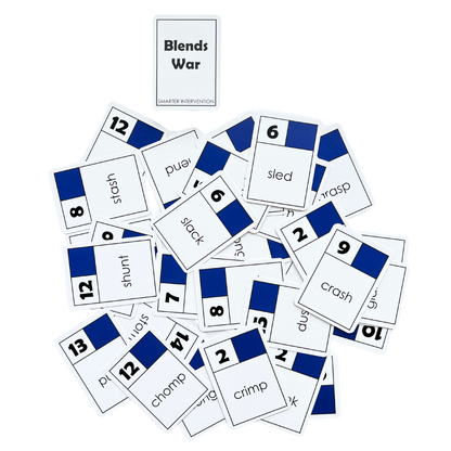 Build phonics mastery with the Blends War Card Game! This engaging tool helps students learn consonant blends in a fun way. Perfect for groups!