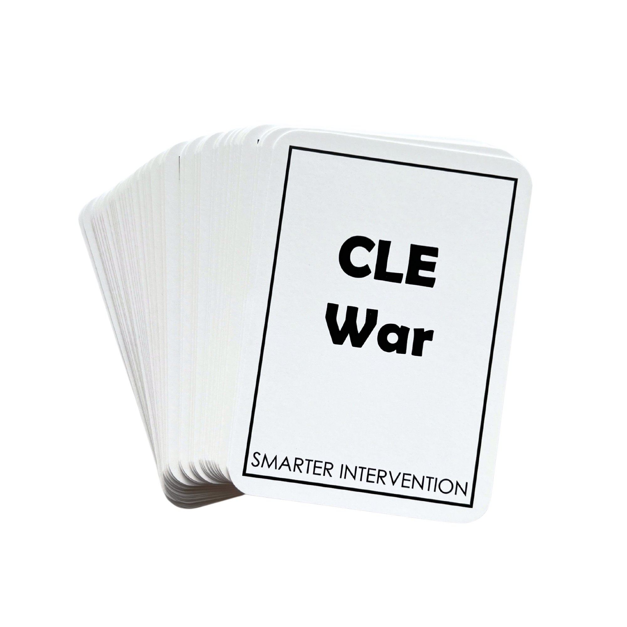 Consonant-LE (CLE) War Card Game – Ascend SMARTER Intervention