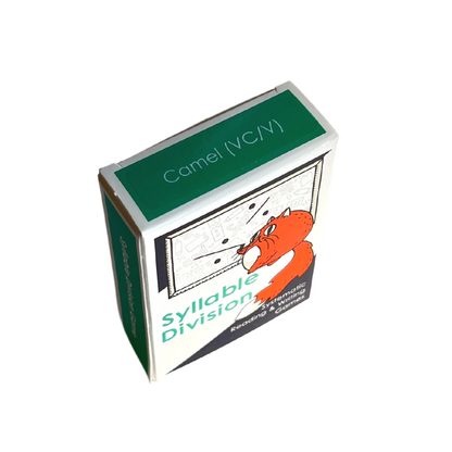 Use the Camel Division game cards as a syllable division review drill in small group interventions or as a literacy center activity. This game helps to reinforce key concepts in a way that is engaging and memorable.