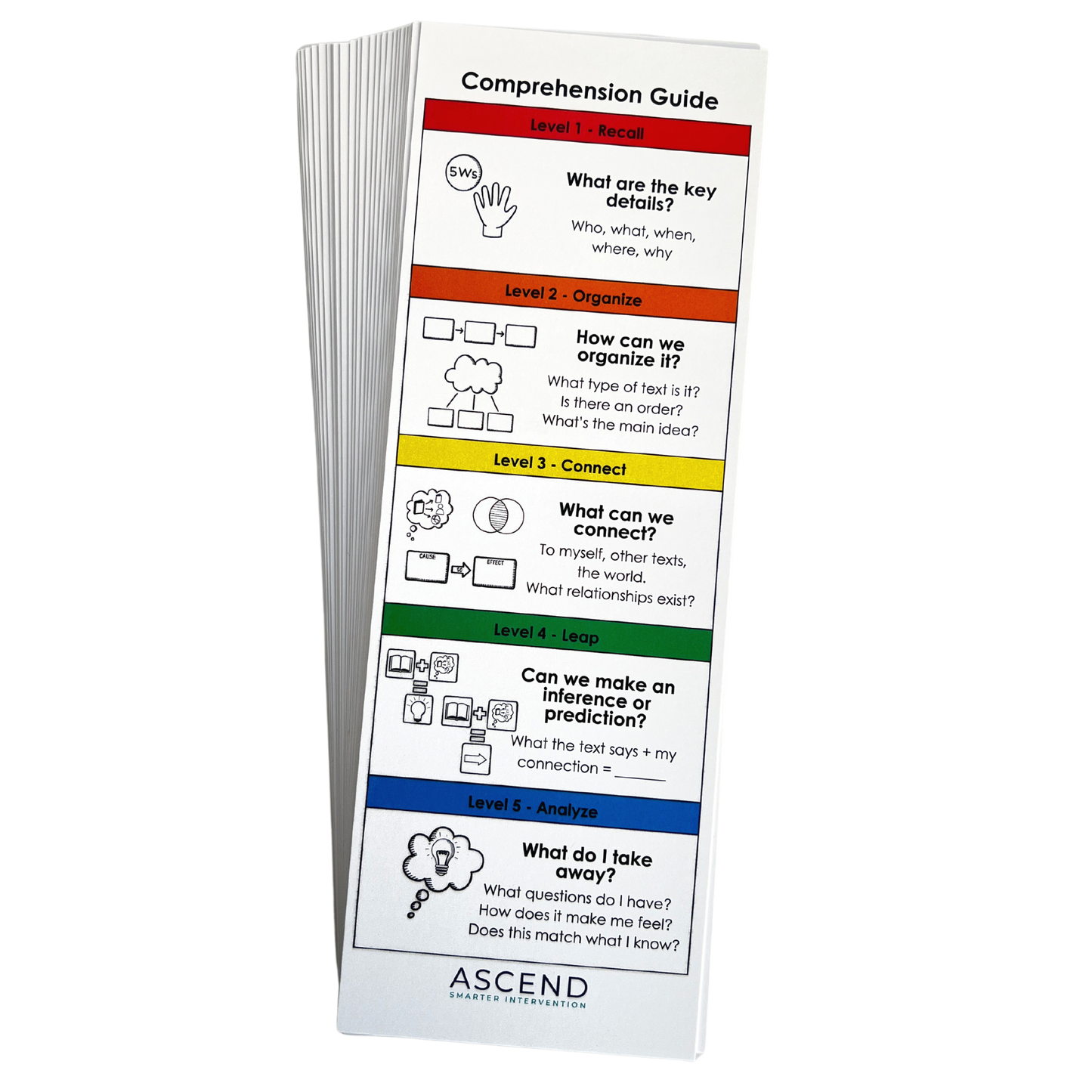 Comprehension Bookmarks (25-Pack)