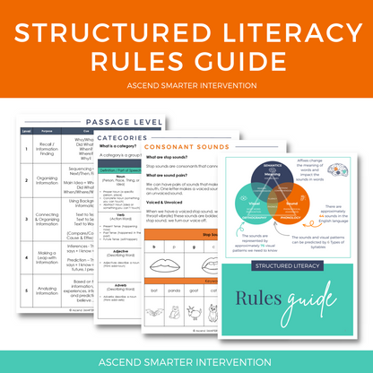 Get the Digital Comprehensive Literacy Rules Guide! Perfect for educators, this guide simplifies literacy rules for effective instruction. Essential for student success!