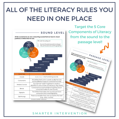 Get the Digital Comprehensive Literacy Rules Guide! Perfect for educators, this guide simplifies literacy rules for effective instruction. Essential for student success!