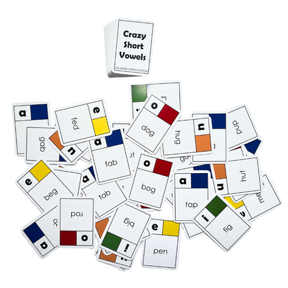 Make phonics fun with the Crazy Short Vowels Game! Engaging and interactive, this game helps students master short vowel sounds. Ideal for intervention and small groups!