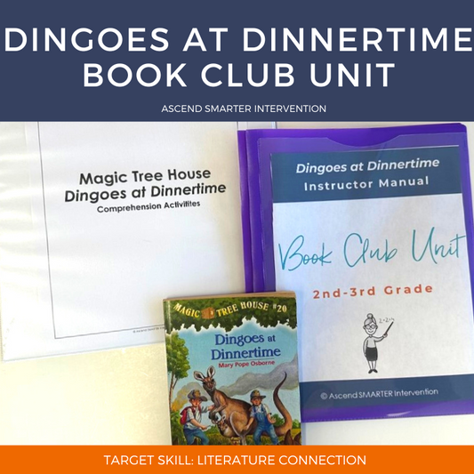 DOWNLOAD ONLY - Dingoes at Dinnertime Book Club Unit