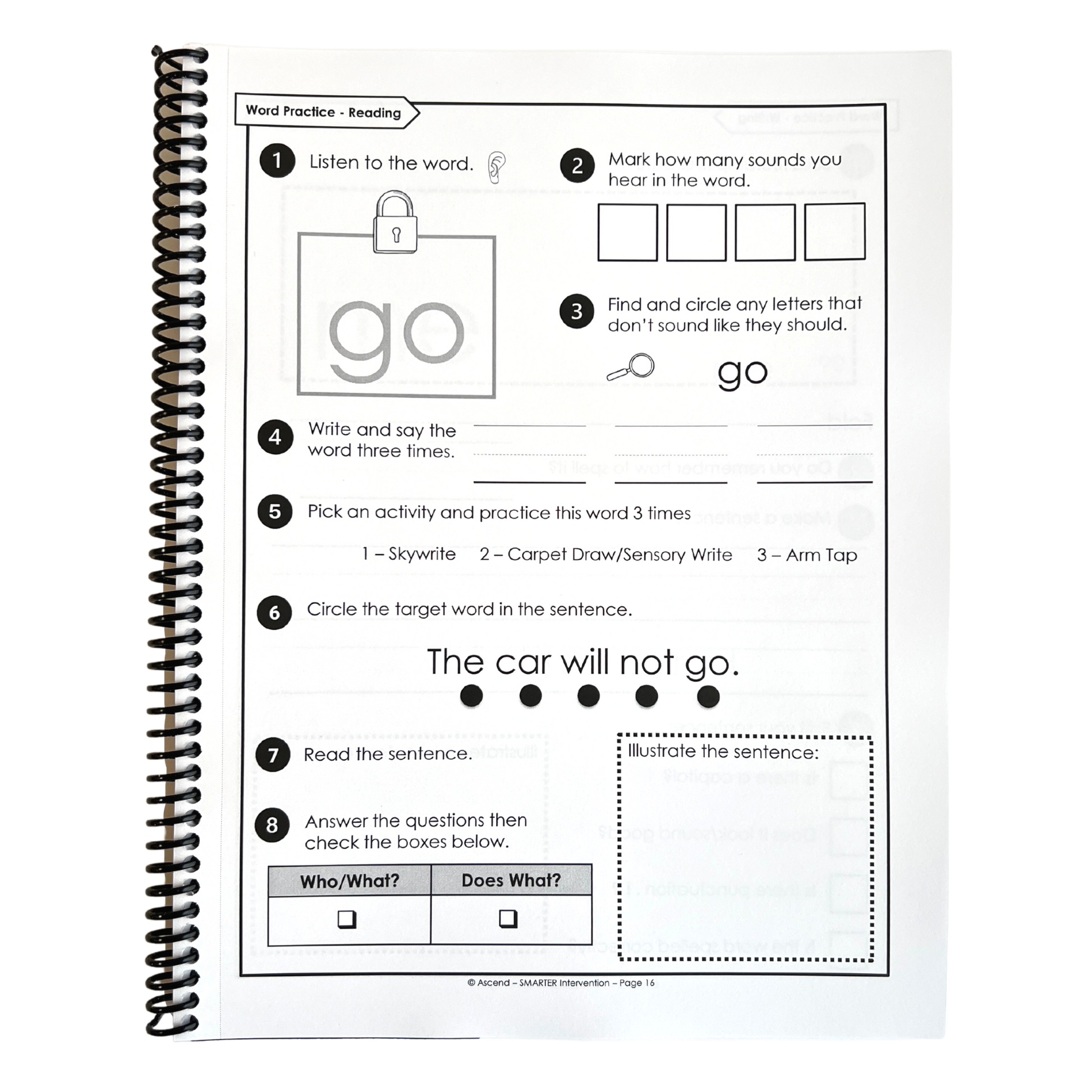 Enhance word skills with the Foundations Lock Word Activities Workbook! This resource helps students practice sight words and spelling mastery. Ideal for early learners!