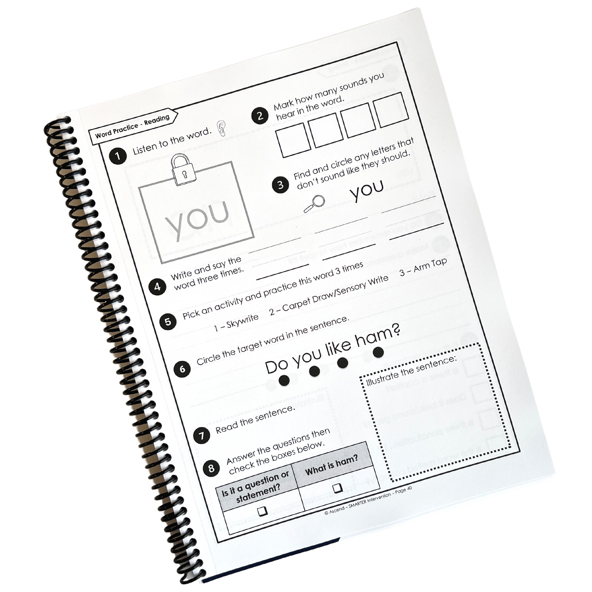 Enhance word skills with the Foundations Lock Word Activities Workbook! This resource helps students practice sight words and spelling mastery. Ideal for early learners!