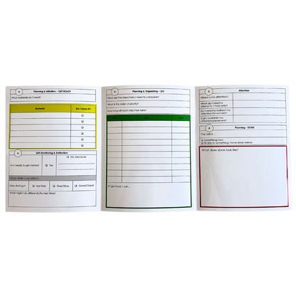 Boost student learning with the Guided EF Folder! Perfect for educators, this tool provides structured support for executive functioning processes and skill development.