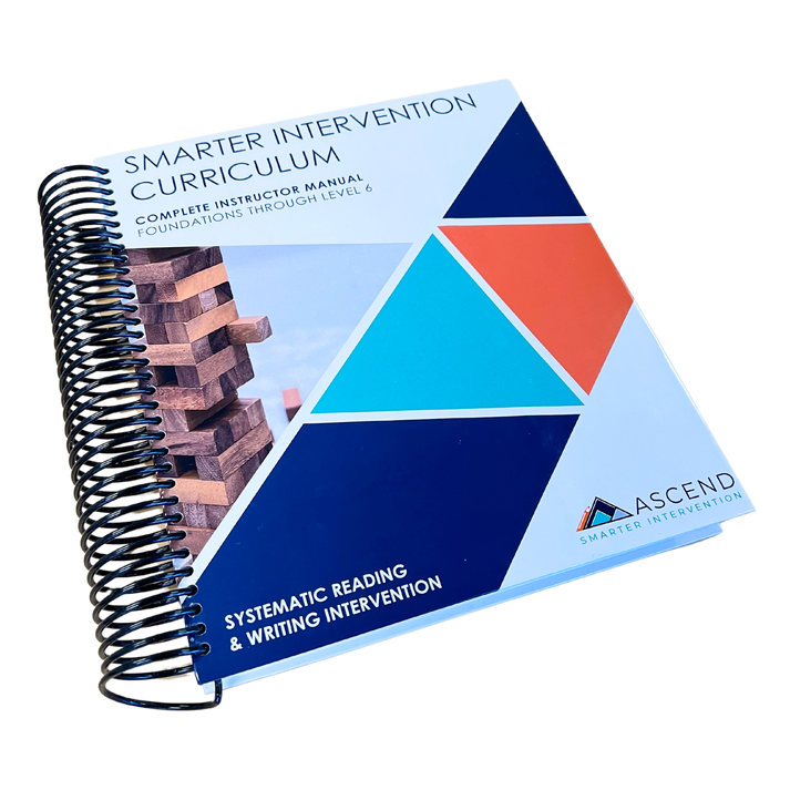 Instructor Manual (Levels F-6) – Ascend SMARTER Intervention
