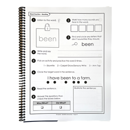 Boost early literacy with the Level 1 Lock Word Activities Workbook! Perfect for young learners, this workbook helps students build phonics and sight word skills. Ideal for home practice!