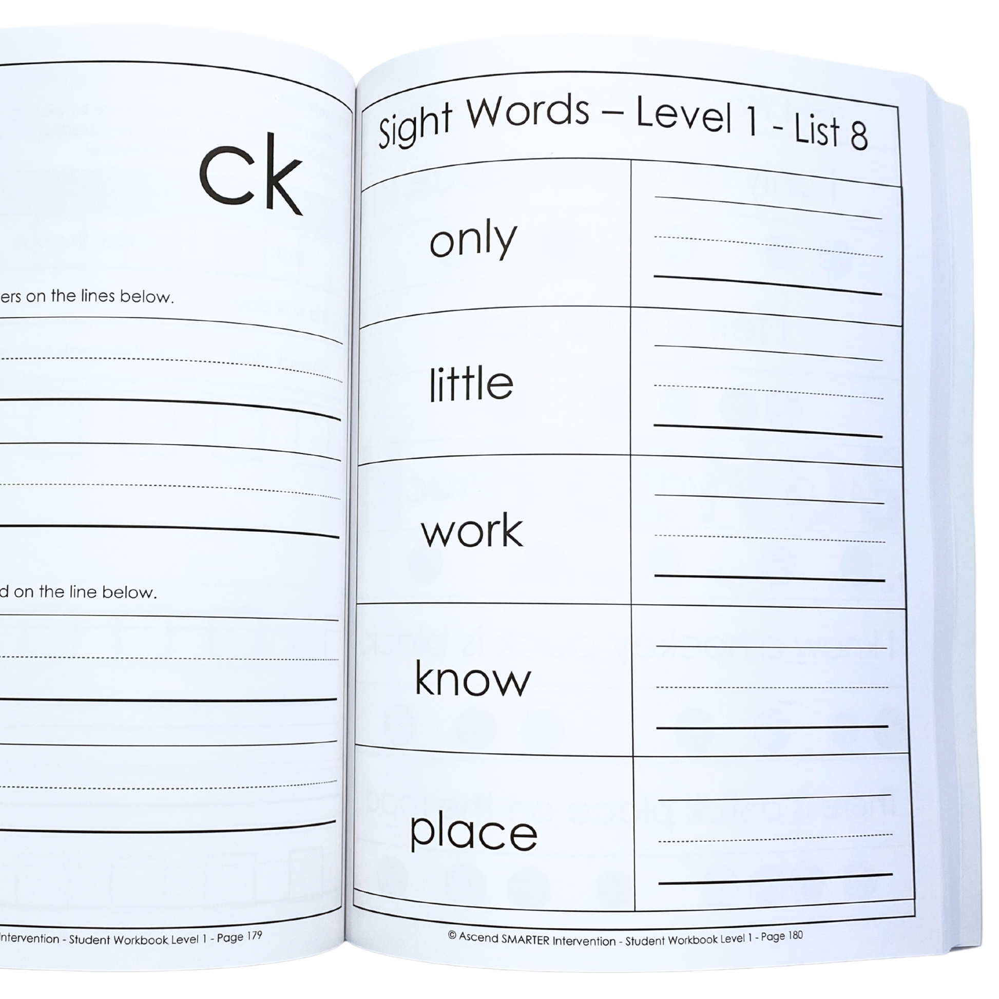 Level 1 Student Workbook