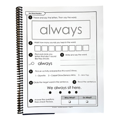 Boost early literacy with the Level 2 Lock Word Activities Workbook! Perfect for young learners, this workbook helps students build phonics and sight word skills. Ideal for home practice!