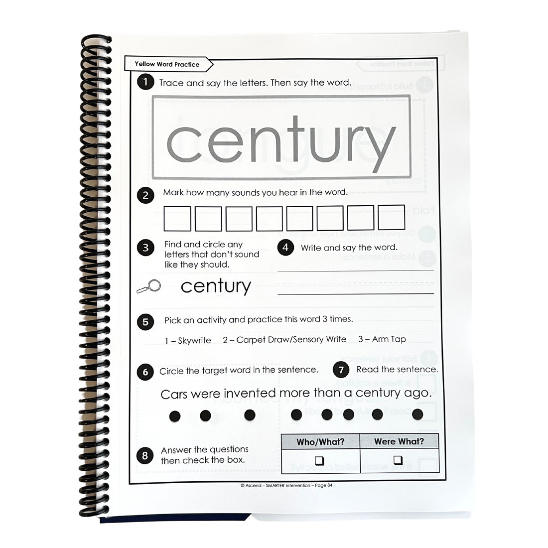 Level 3 Lock Word Activities Workbook – Ascend SMARTER Intervention