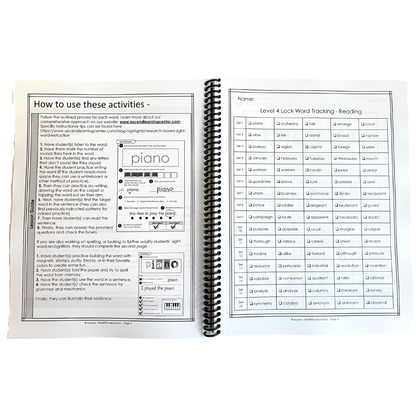 Boost early literacy with the Level 4 Lock Word Activities Workbook! Perfect for elementary students, this workbook helps students build phonics and sight word skills. Ideal for home practice!