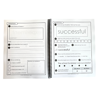 Boost early literacy with the Level 6 Lock Word Activities Workbook! Perfect for students, this workbook helps students build phonics and sight word skills. Ideal for home practice!
