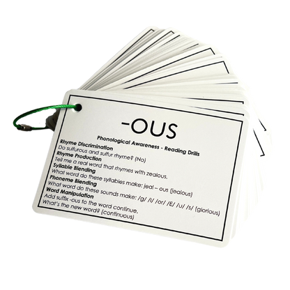 Enhance morpheme understanding with PA Drill Cards! Perfect for reinforcing phonological awareness, these cards boost literacy skills and support language development.