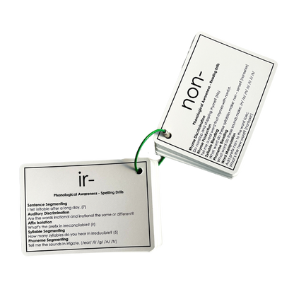 Enhance morpheme understanding with PA Drill Cards! Perfect for reinforcing phonological awareness, these cards boost literacy skills and support language development.