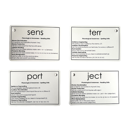 Enhance morpheme understanding with PA Drill Cards! Perfect for reinforcing phonological awareness, these cards boost literacy skills and support language development.