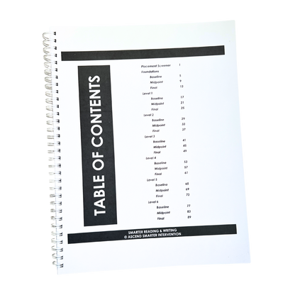 Progress Monitoring Assessments (Levels F-6)