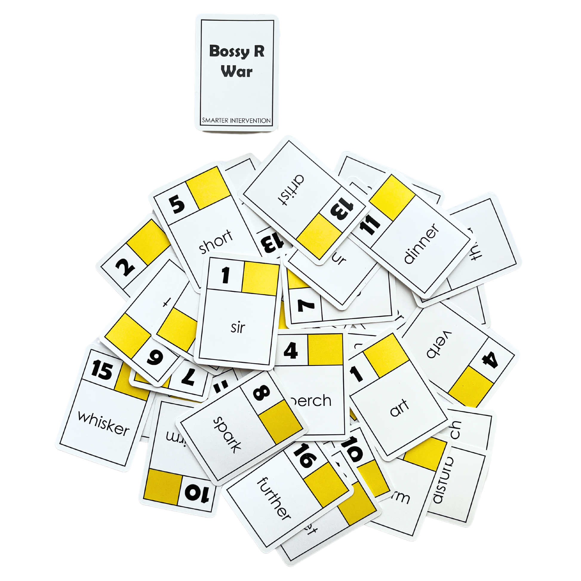 Master R-controlled vowels with the R-Controlled War Card Game! Fun and educational, this game helps students practice key phonics concepts for improved reading skills.