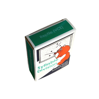 Use the Reptile Division game cards as a syllable division review drill in small group interventions or as a literacy center activity. This game helps to reinforce key concepts in a way that is engaging and memorable.