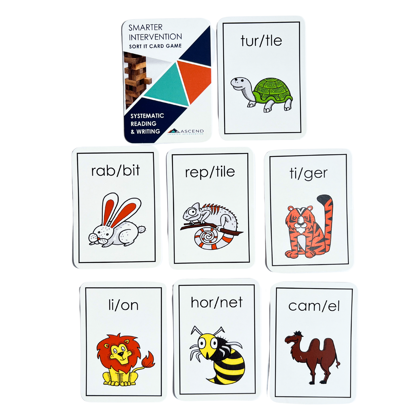 Enhance multisyllable word decoding skills with the Sort-It Game Card Deck! A fun, engaging way for students to practice syllable division and improve literacy skills.