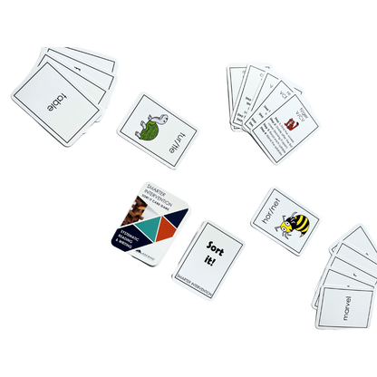 Enhance multisyllable word decoding skills with the Sort-It Game Card Deck! A fun, engaging way for students to practice syllable division and improve literacy skills.