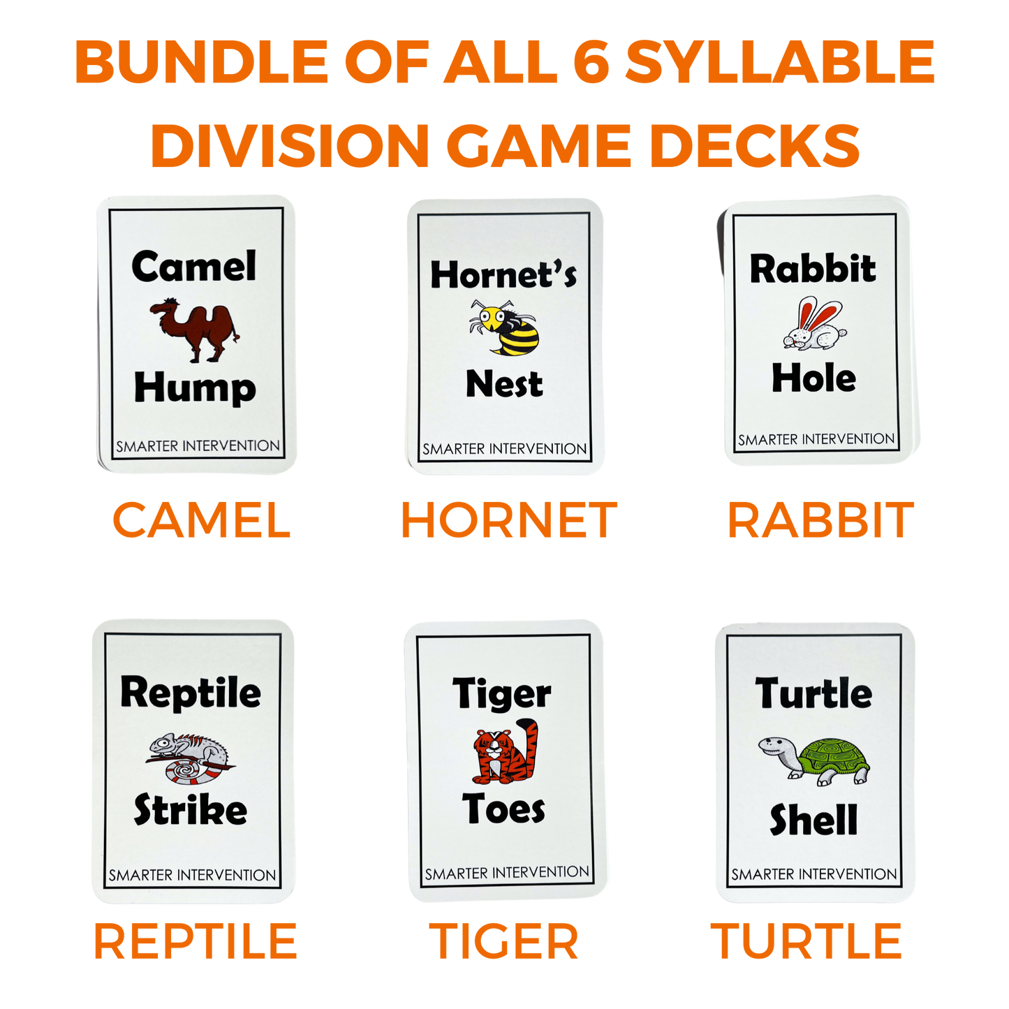 Syllable Division Games Bundle