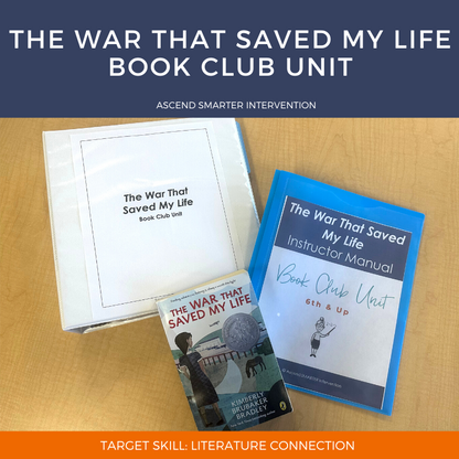 Enhance comprehension with The War That Saved My Life Book Club Unit! This downloadable resource includes engaging activities and discussions. Perfect for intervention groups!