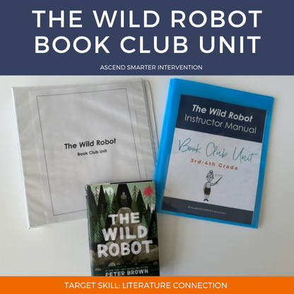 Enhance comprehension with The Wild Robot Book Club Unit! This downloadable unit includes interactive activities and discussions to engage students. Ideal for intervention groups!
